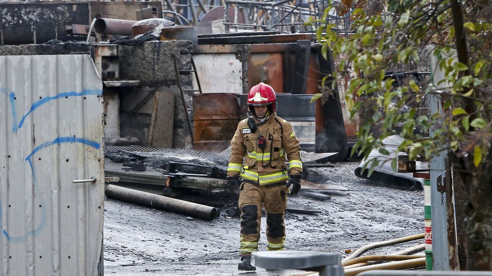 Incendio en los astilleros de Placeres