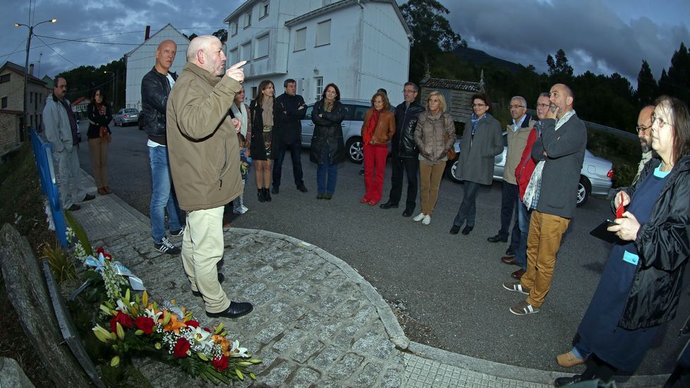 Homenaje a los mártires de Cans en Porto do son