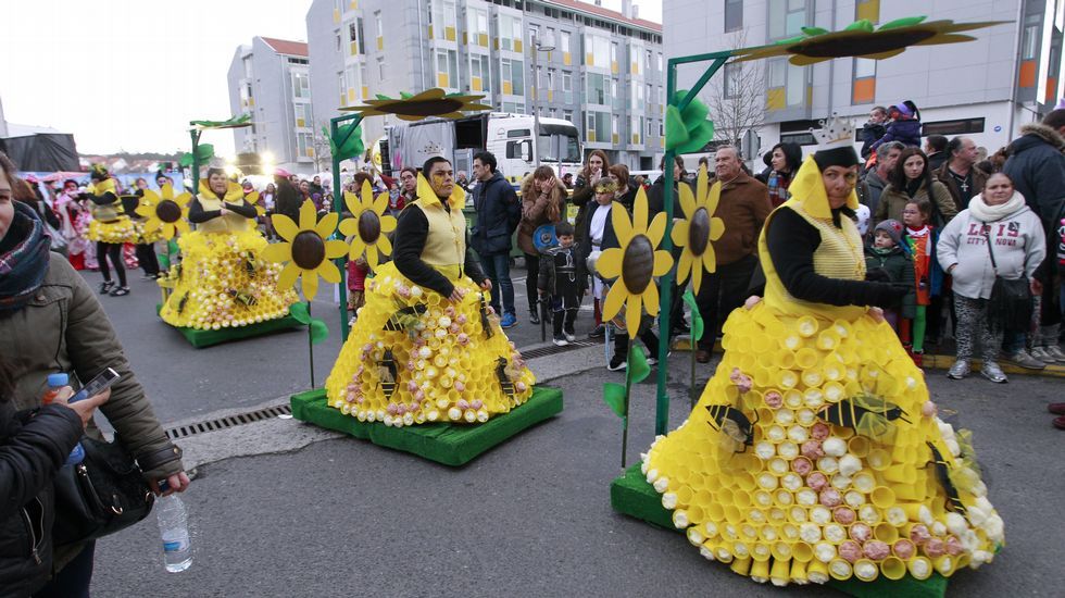 .Desfile de carnaval en Bertamiráns