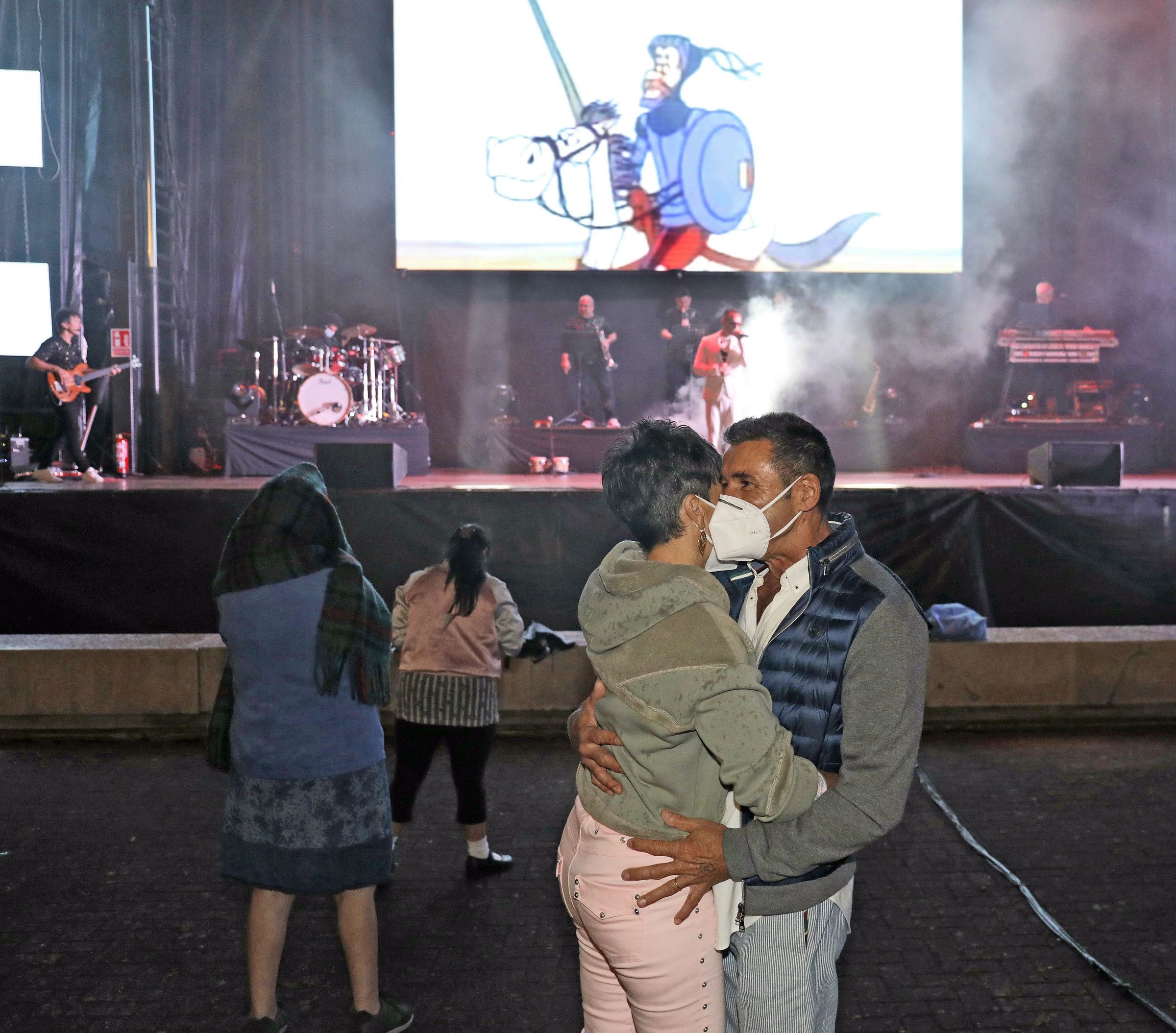 Primeira verbena piloto despois da pandemia no campo da festas do Alivio en Tomi�o. 19/06/2021