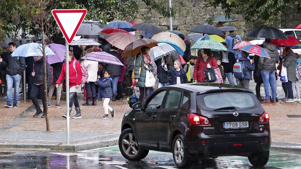 Noviembre pasado por agua en Pontevedra