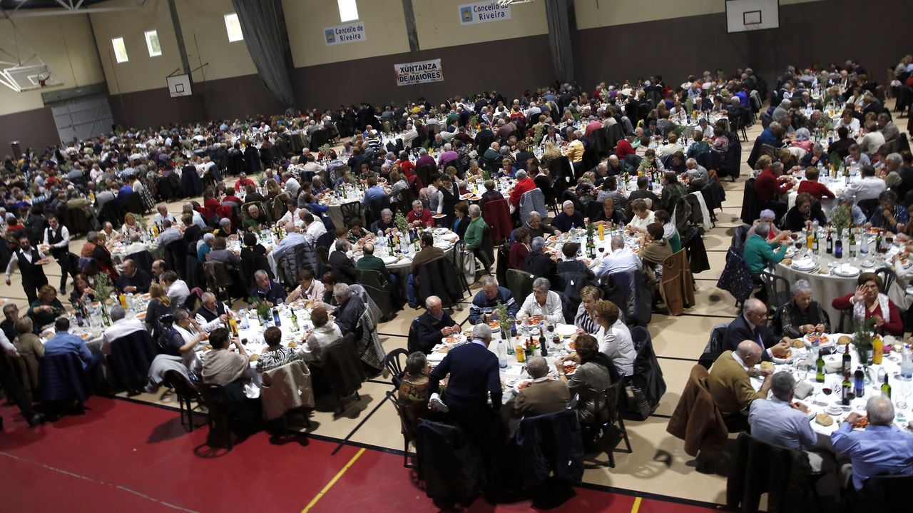 Comida de los mayores en la Fieiteira 2019