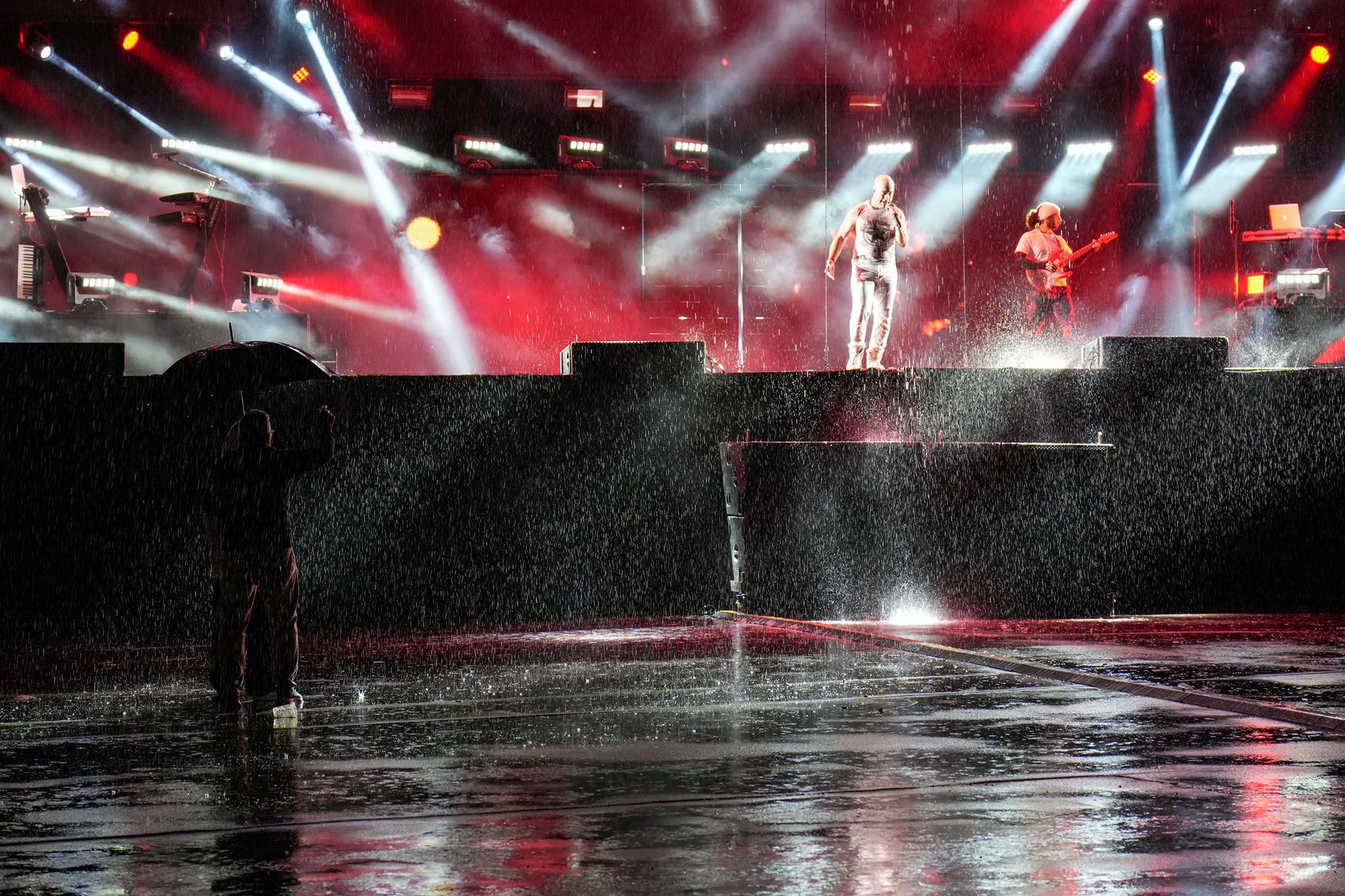 Climatoloxa adversa nas festas do inicio do setembro. Orquestra Kubo en Ribadavia. 06/09/2024