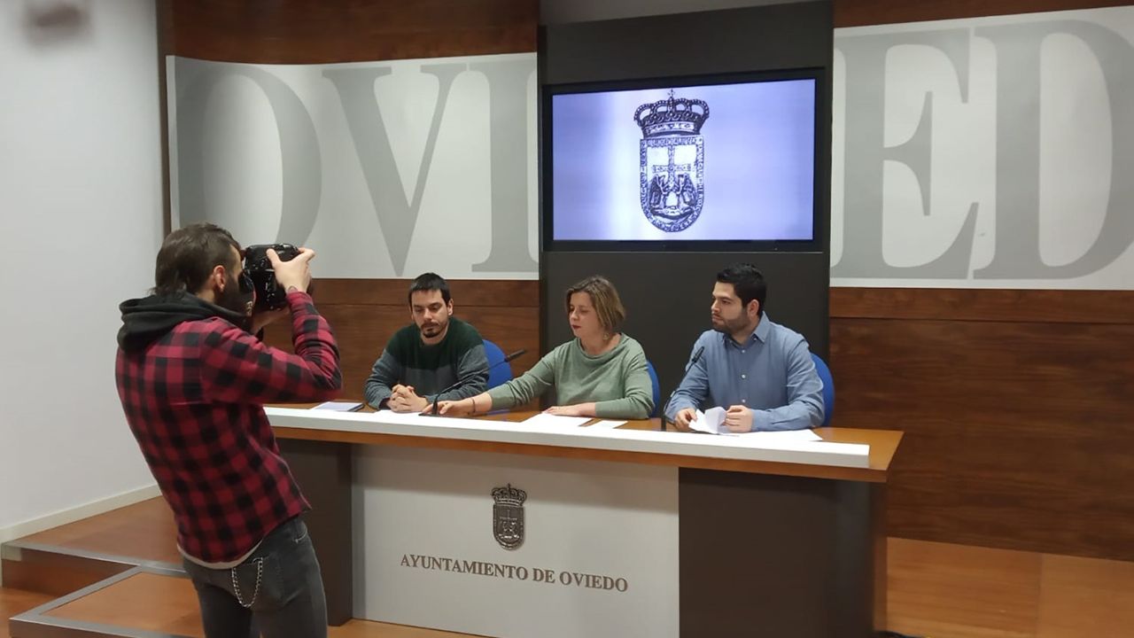 Ignacio Fernández del Páramo, Ana Taboada y Rubén Rosón