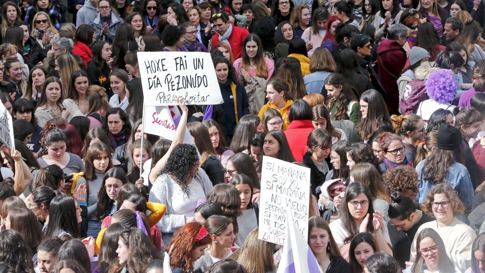 Concentración del 8M. Día de la Mujer
