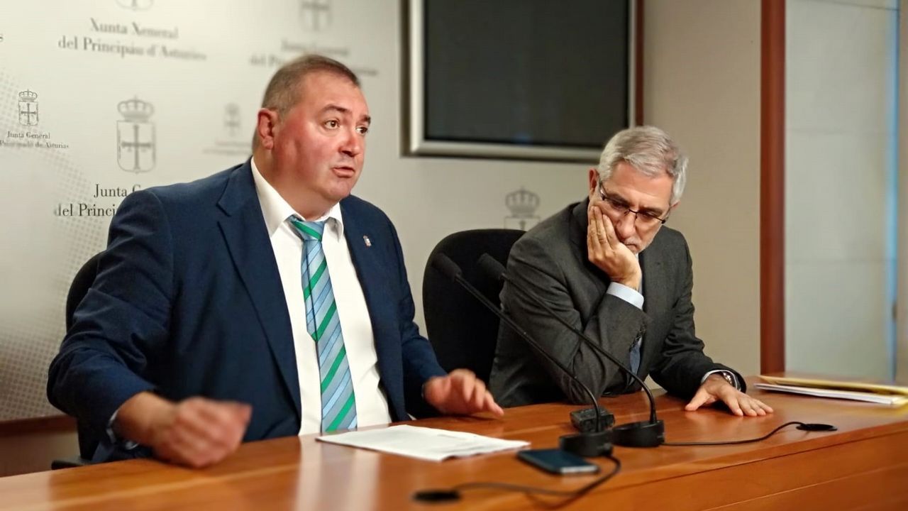 Ramón Argüelles y Gaspar Llamazares