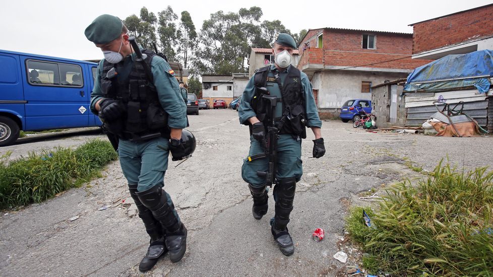 Detenciones en O Vao de Arriba