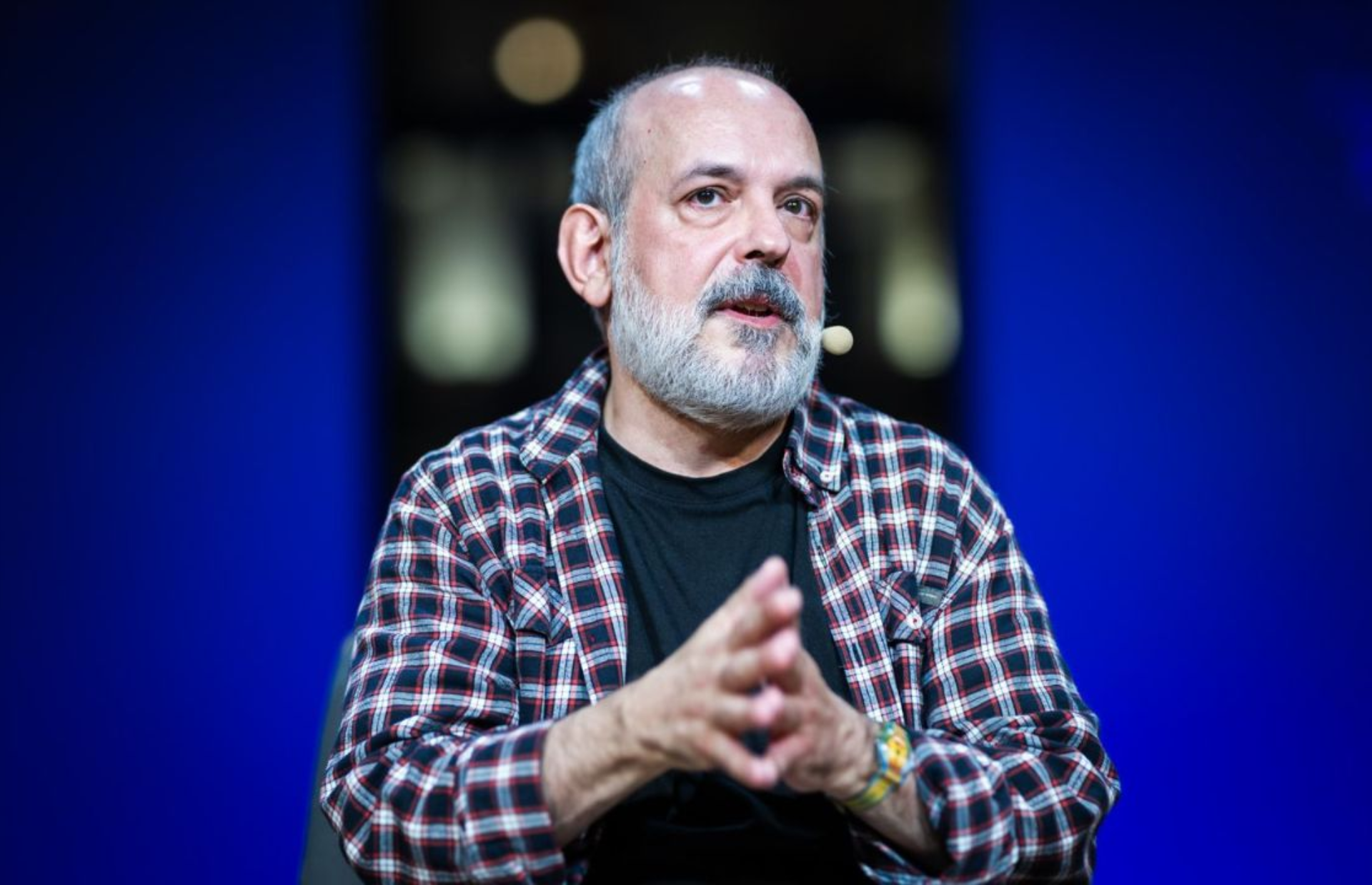 El escritor�Miguel �ngel Delgado