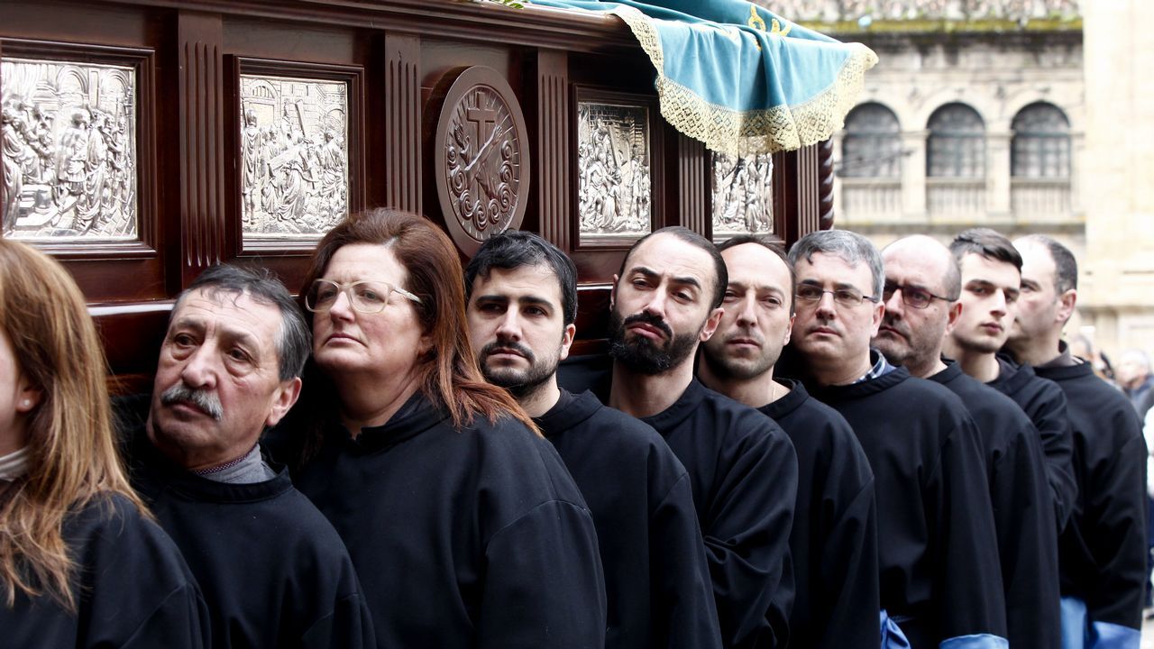 Procesión del Santo Encuentro en Santiago