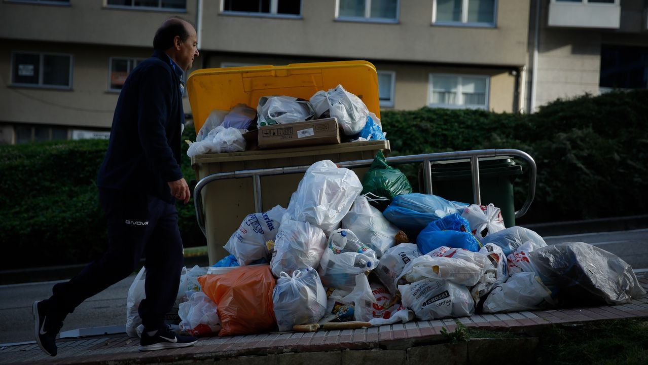 Cuarto día de la basura sin recoger