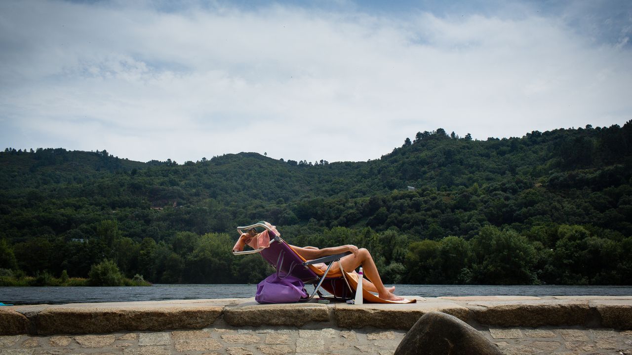 El calor aprieta en Ourense