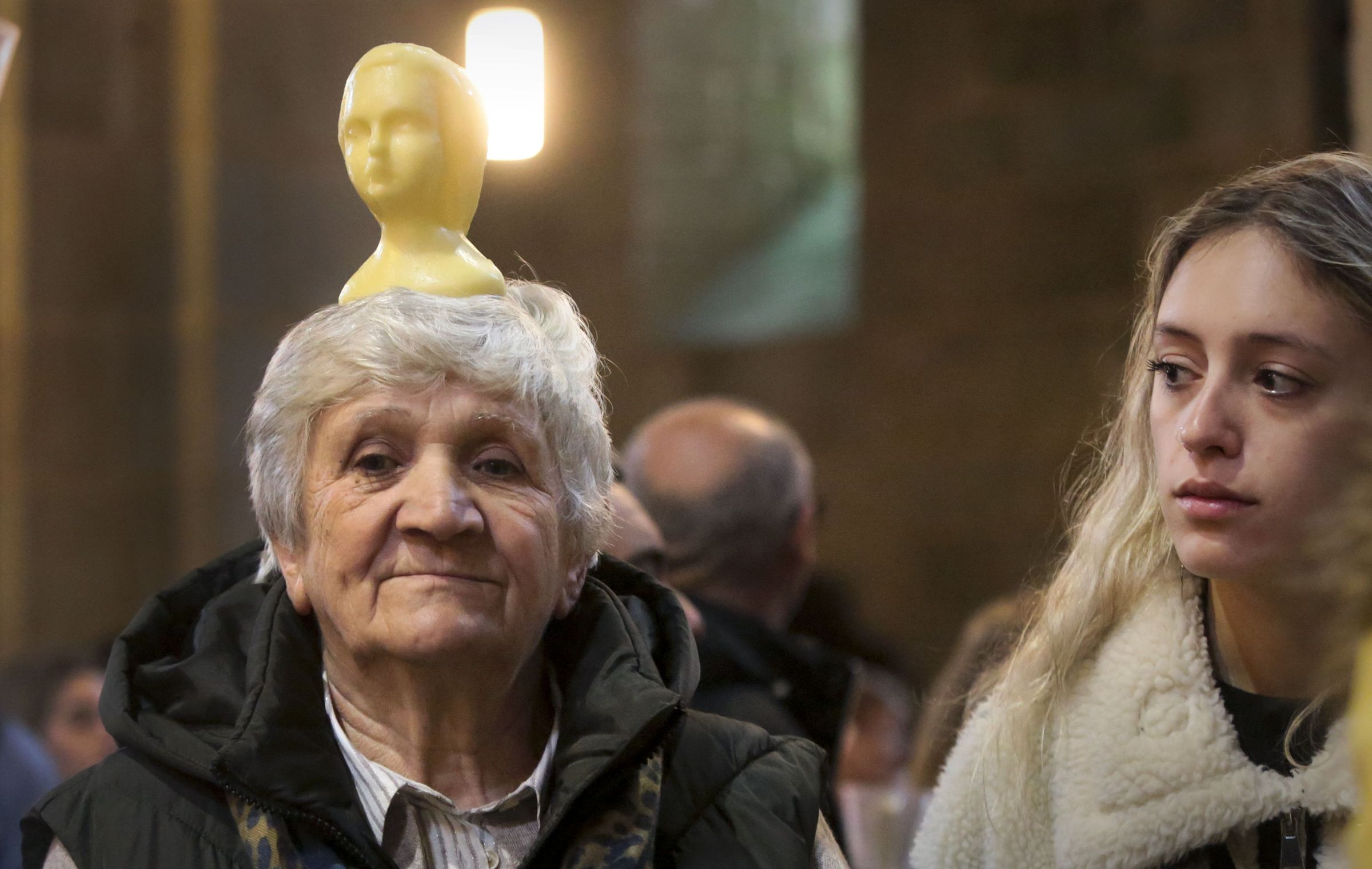 A Virxe das Cabezas de Armenteira pon punto e final � Semana santa arousana. 01/04/2024