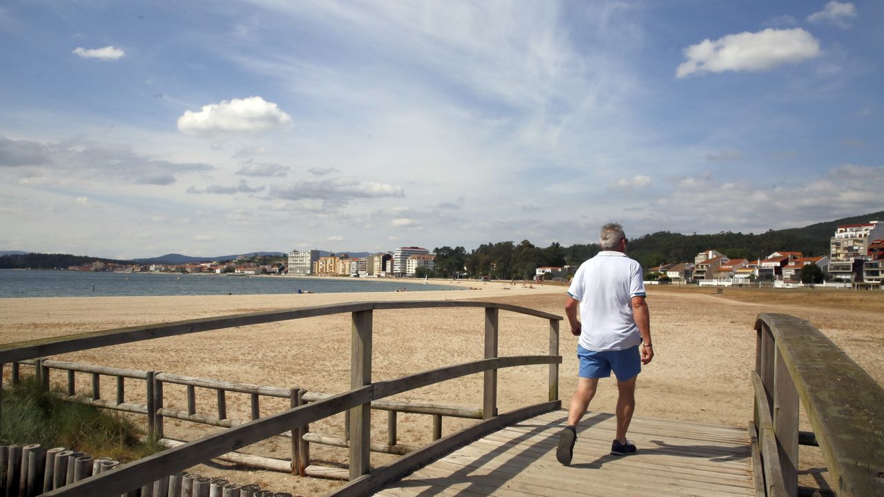 Playa de A Compostela en Vilagarcía