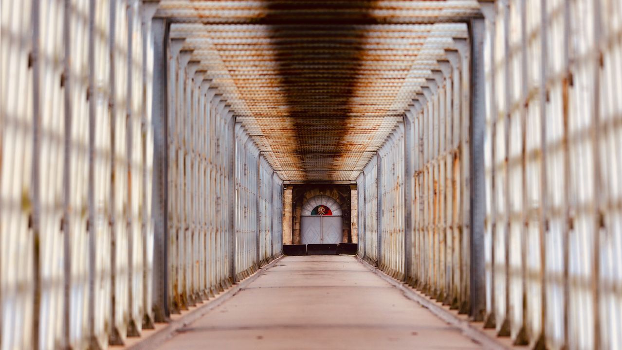 Puente internacional de Tui-Valença en Semana Santa durante la alarma sanitaria por el coronavirus