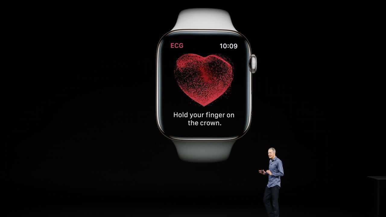 Tim Cook, durante la presentación del nuevo iPhone