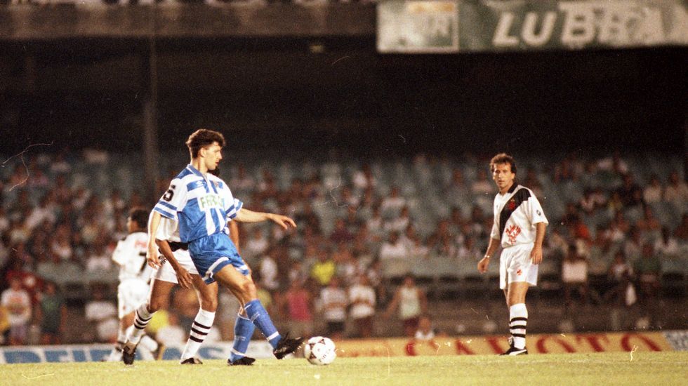 Zico y Mauro Silva.