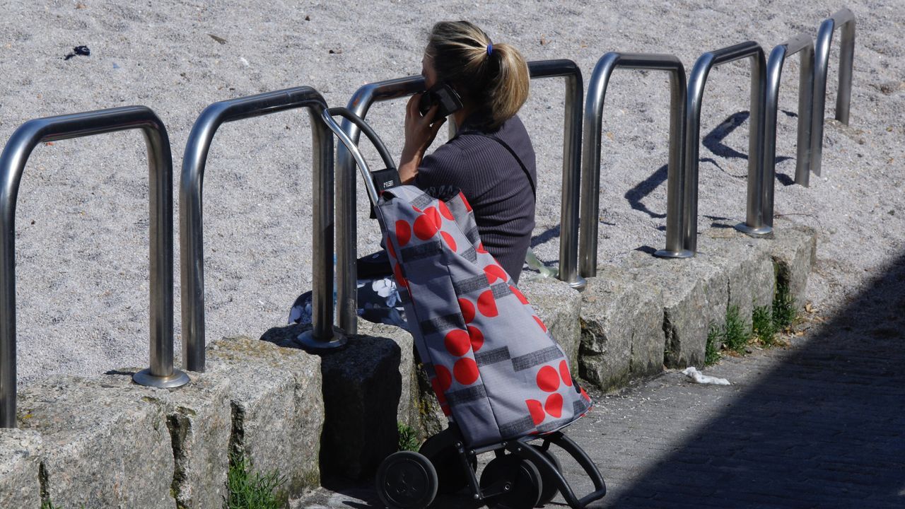 Disfrutando de un paseo por A Coruña