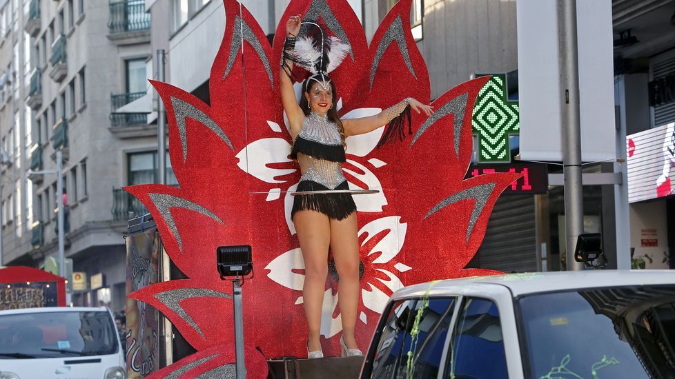 Desfile de Carnaval en Pontevedra