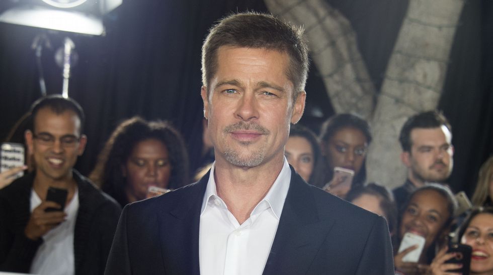 Brad Pitt mostraba un aspecto algo desmejorado, con bastante menos peso.