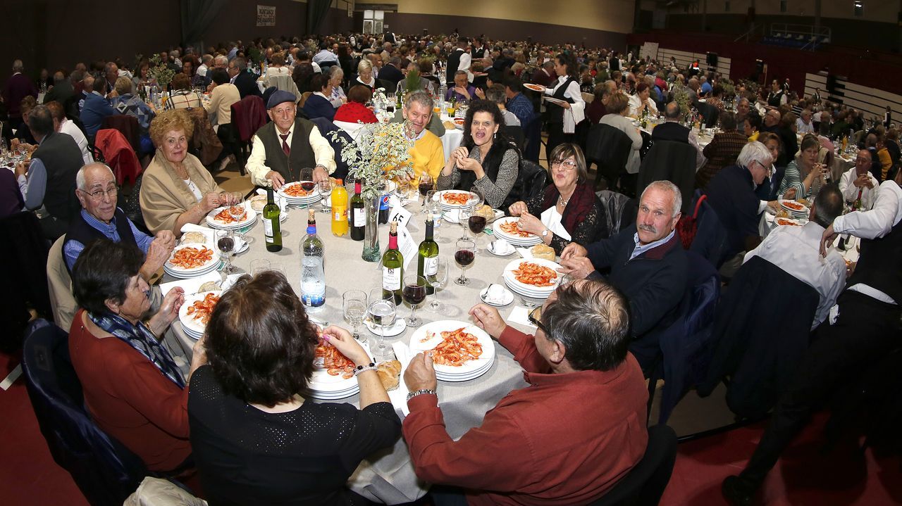 Comida de los mayores en la Fieiteira 2019