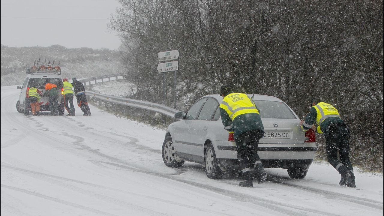 Temporal de nieve en Bilbao