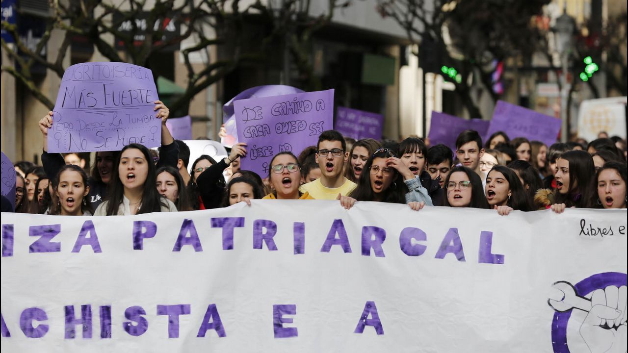 Las imágenes del 8M en Ourense