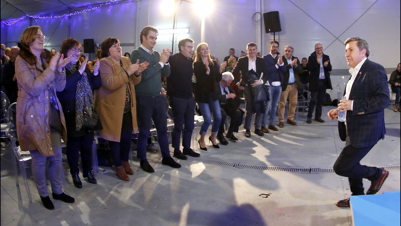 MITIN PP ALBERTO NUÑEZ FEIJOO EN A POBRA Y RIBEIRA