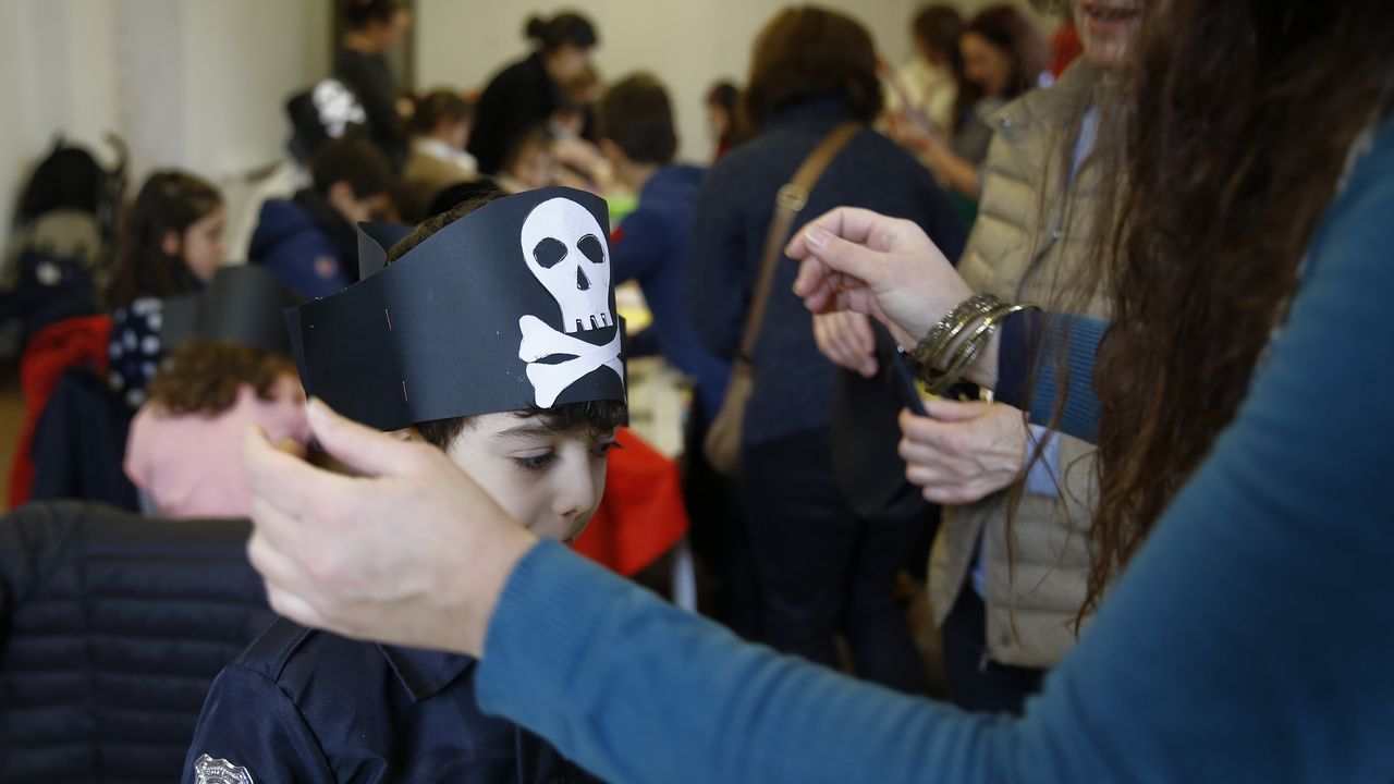 Taller de entroido en el pazo de Bendaña