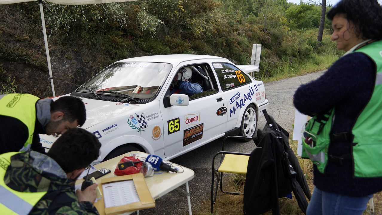 RALI DE OURENSE 2019.En el primer tramo de Esgos fue decisiva la elección de neumáticos por la lluvia