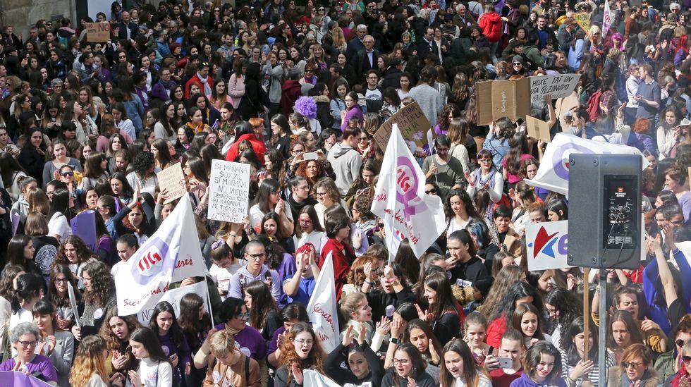 Concentración del 8M. Día de la Mujer