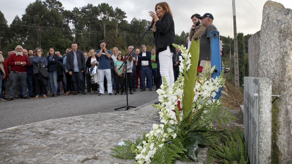 Homenaje a los mártires de Cans en Porto do son