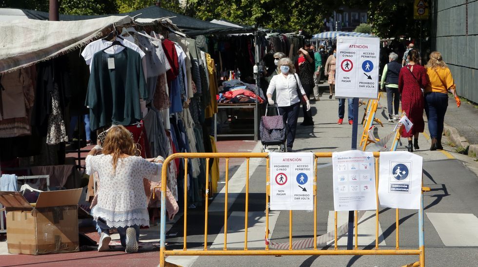 Regresa la feria de los sabados a Pontevedra con nuevas medidas anti contagio