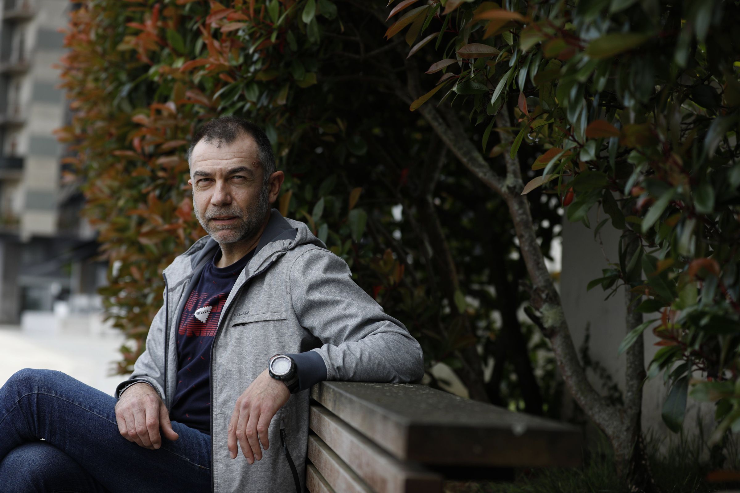 Na imaxe Santi Chao. Leva 20 anos trasplantado de coraz�n e vai cruzar os Alpes en bici. 23/06/2021