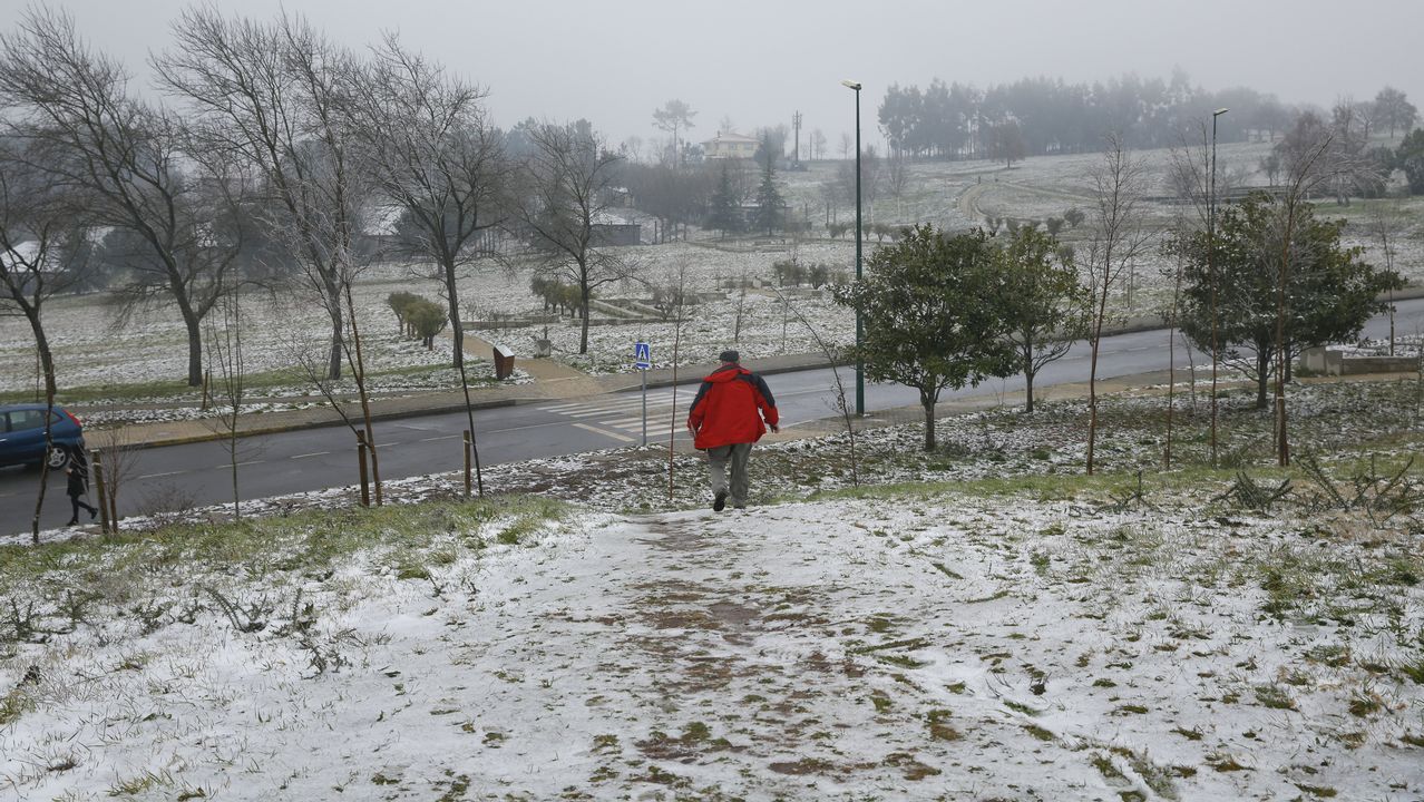 Nieve en Santiago