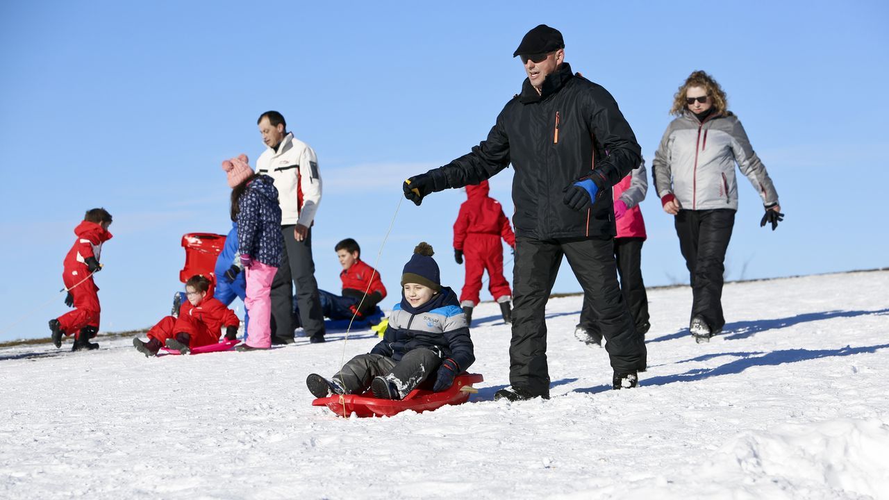O Cebreiro es actualmente el lugar que más visitantes recibe atraídos por la nieve
