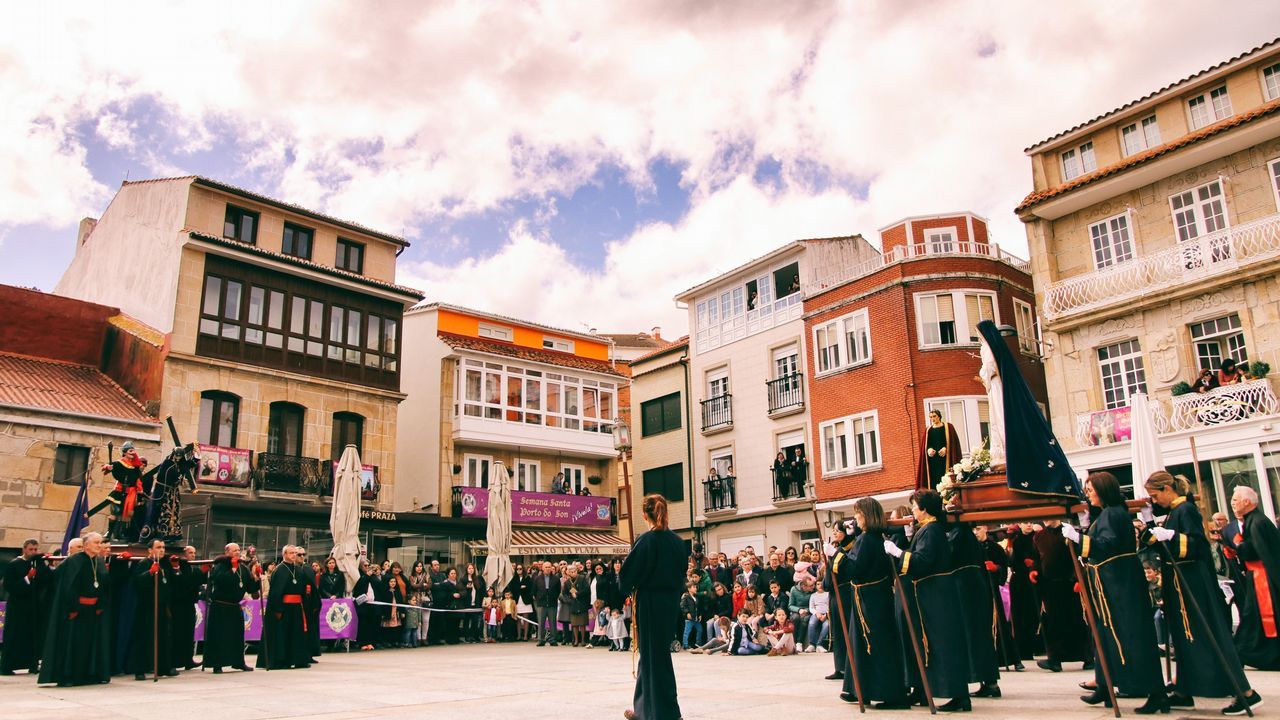 Viernes Santo en la comarca del Barbanza 2019