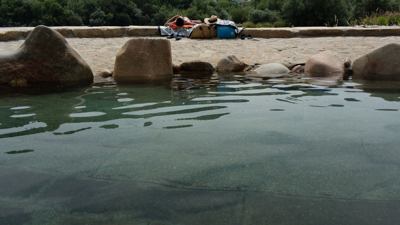 El calor aprieta en Ourense
