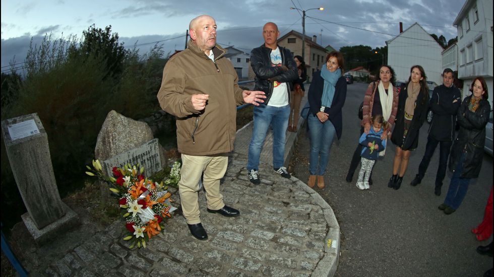 Homenaje a los mártires de Cans en Porto do son