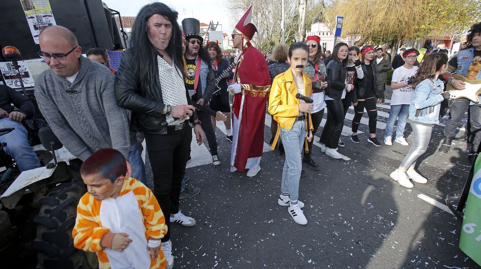 Desfile del momo en Vilanova de Arousa