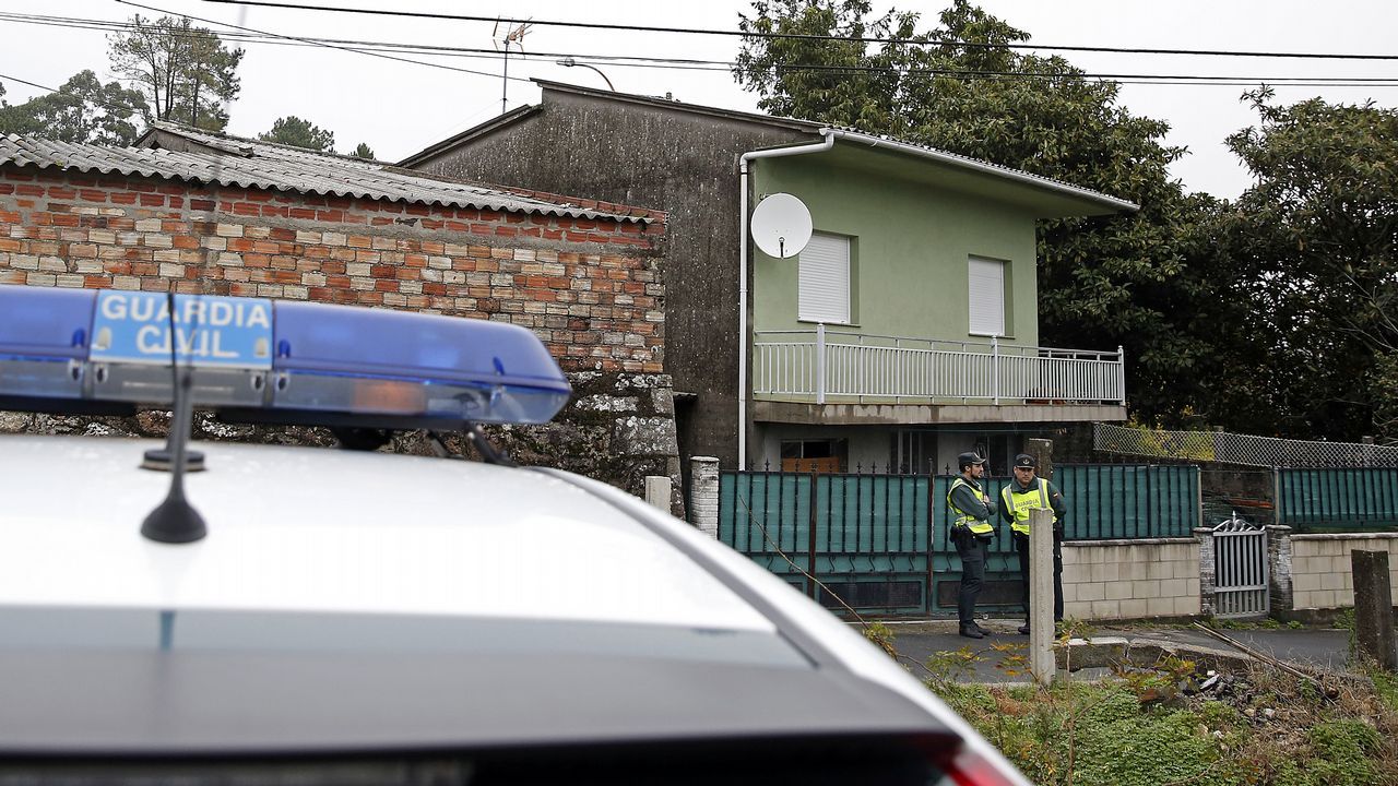 Registro en la casa de Taragoña del detenido por la desaparición de Diana Quer