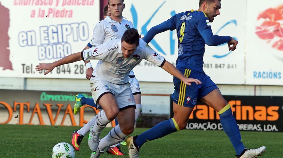 Partido de fútbol Segunda B entre Boiro y Celta B