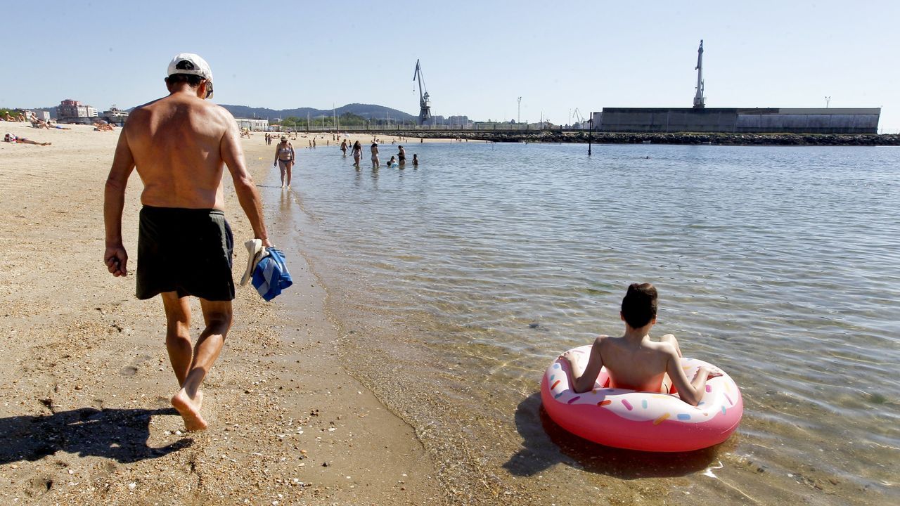 Playa de A Compostela en Vilagarcía