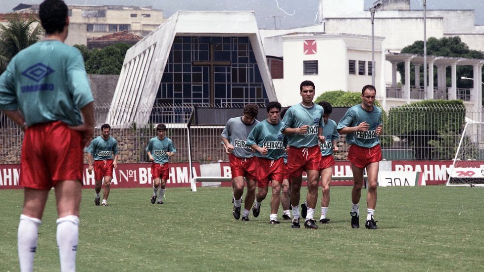 Mauro Silva y Juanito.