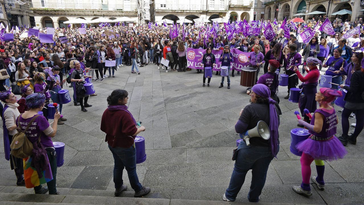 Las imágenes del 8M en Ourense