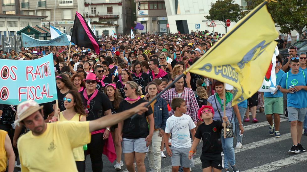 Desfile de peñas da Festa da Dorna 2016