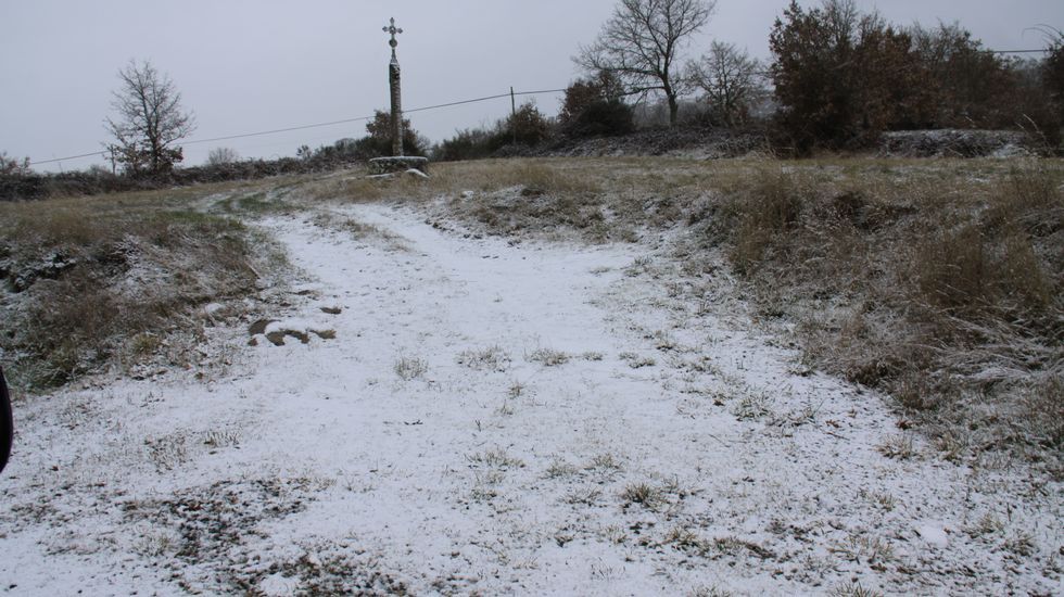 Nieve en A Pobra de Trives (Ourense)