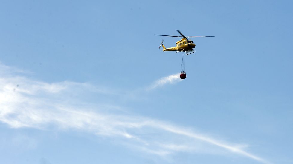 Incendio forestal en Aguasantas