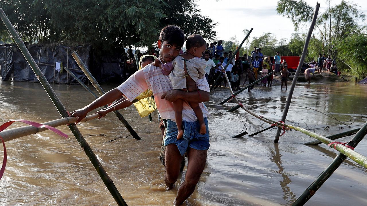 Campo de refugiados en Bangladés