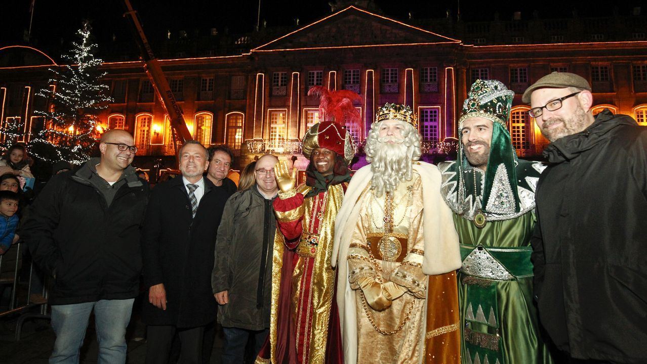 Gaspar en las calles compostelanas