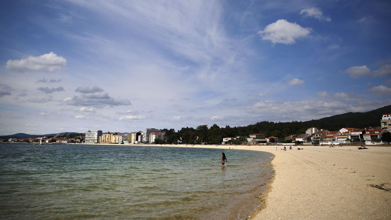 Playa de A Compostela en Vilagarcía
